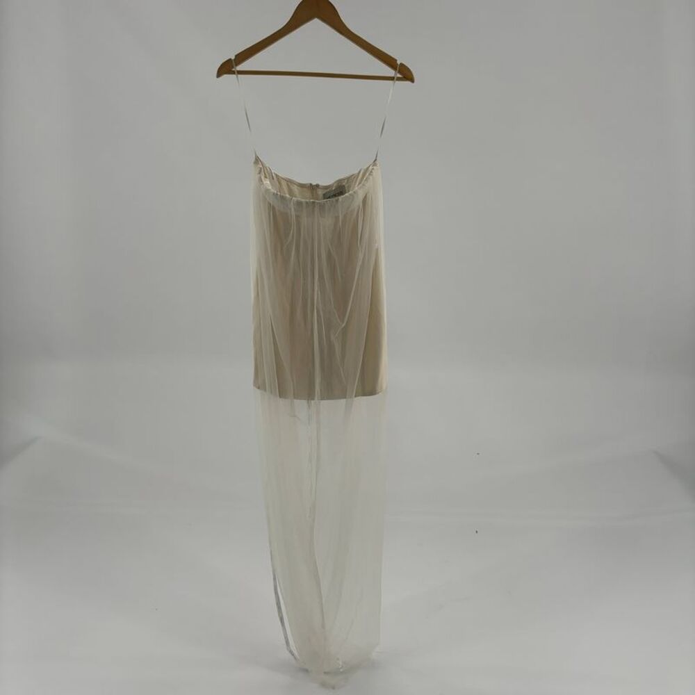 Heiress Beverly Hills Maxi Overlay Dress in Ivory